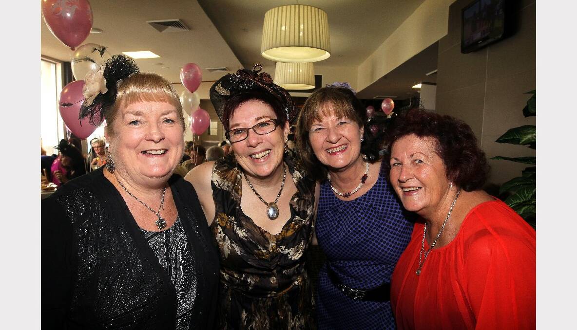 Pat Murrell, Cathy Stewart, Helen Gualtieri and Claudie Murray at City Diggers.