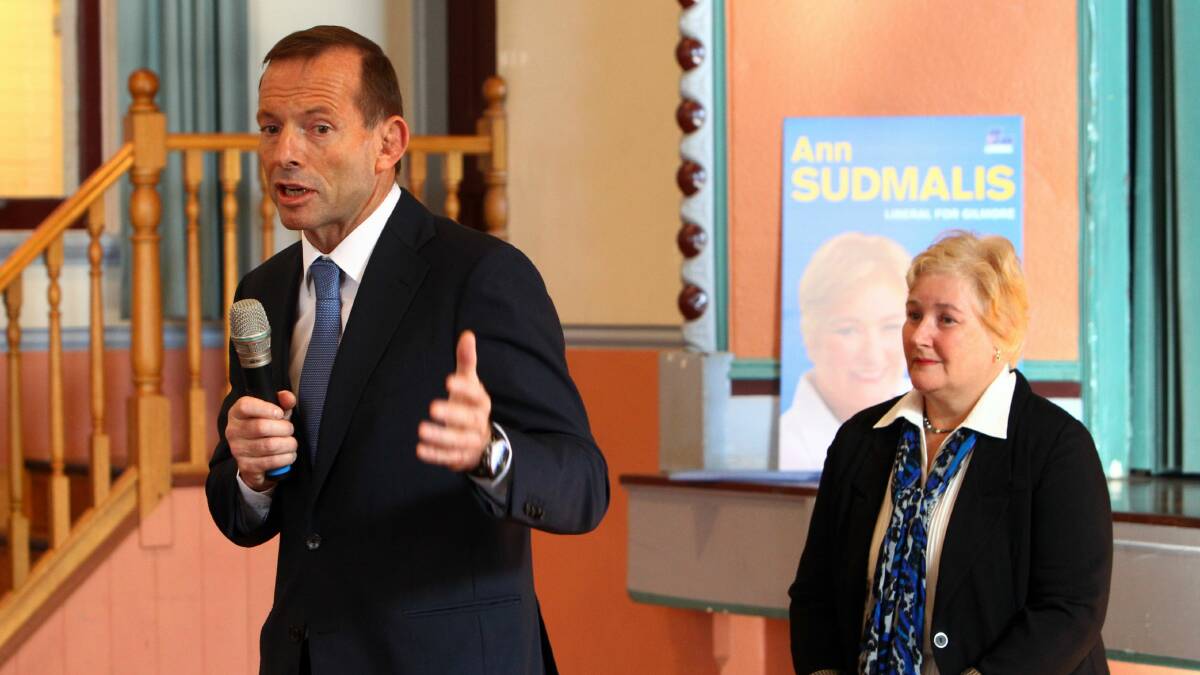 GALLERY: Don't ask for money, Abbott tells region