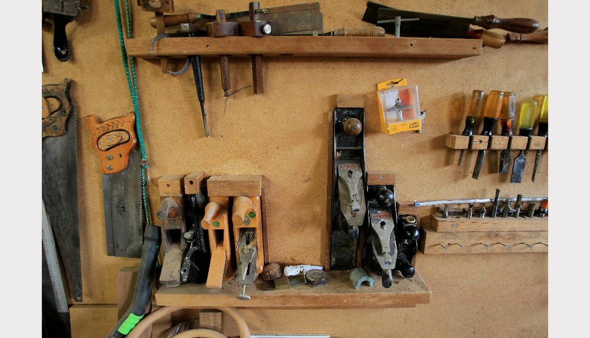 Some of the tools and more ornate work that emanated from the century-old Bulli mill.