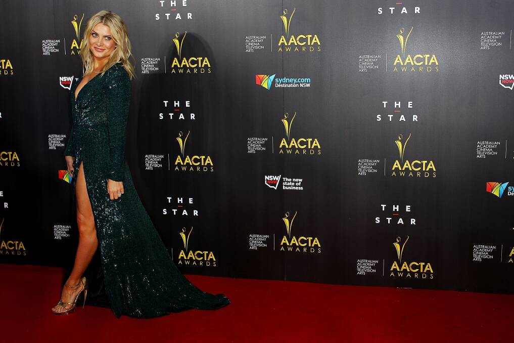 Natalie Bassingthwaighte at the AACTA Awards. Picture: GETTY IMAGES
