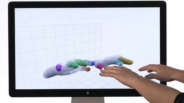 Leap Motion in action Photo: Leap Motion
