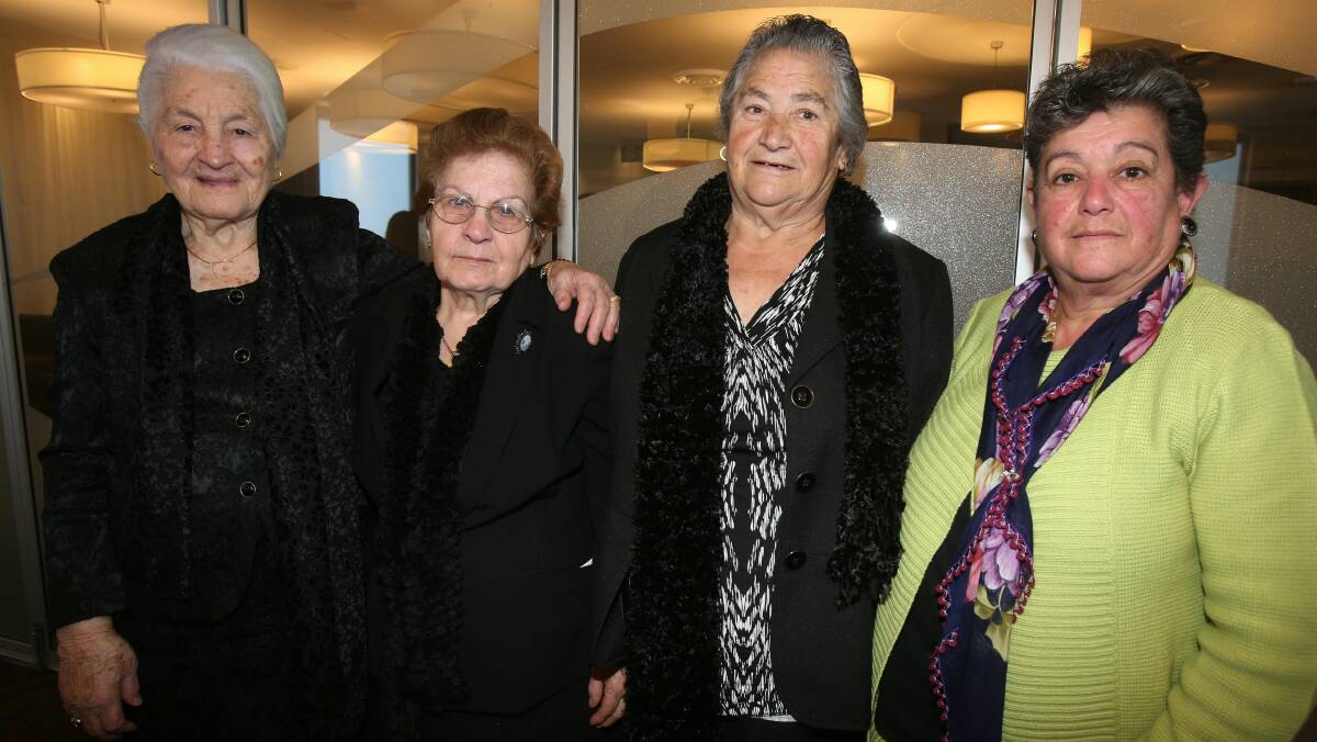 Christina Caroutas, Yoda Davlouros, Carol Angelides and Helen Petrou.