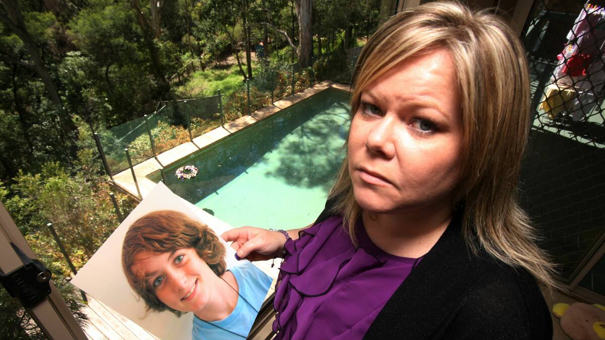 Sharon Washbourne holds a picture of  nephew Jack MacMillan. Picture: ROBERT PEET
