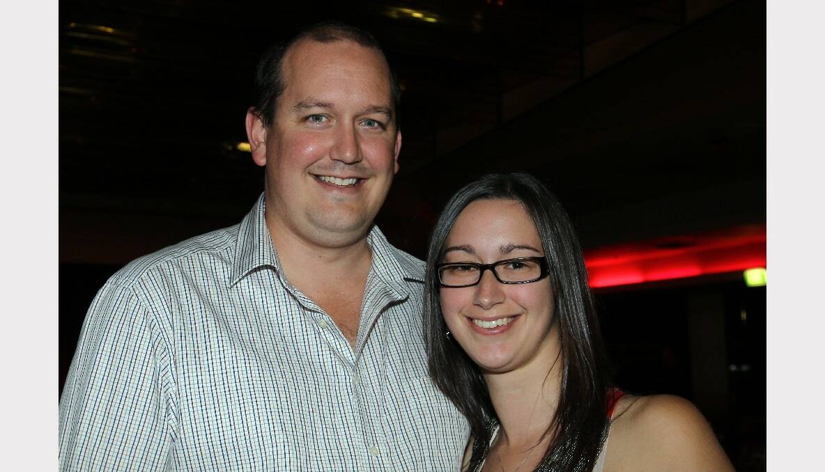 Garth and Danielle Webster at the Master Builders Association’s annual dinner and awards night.