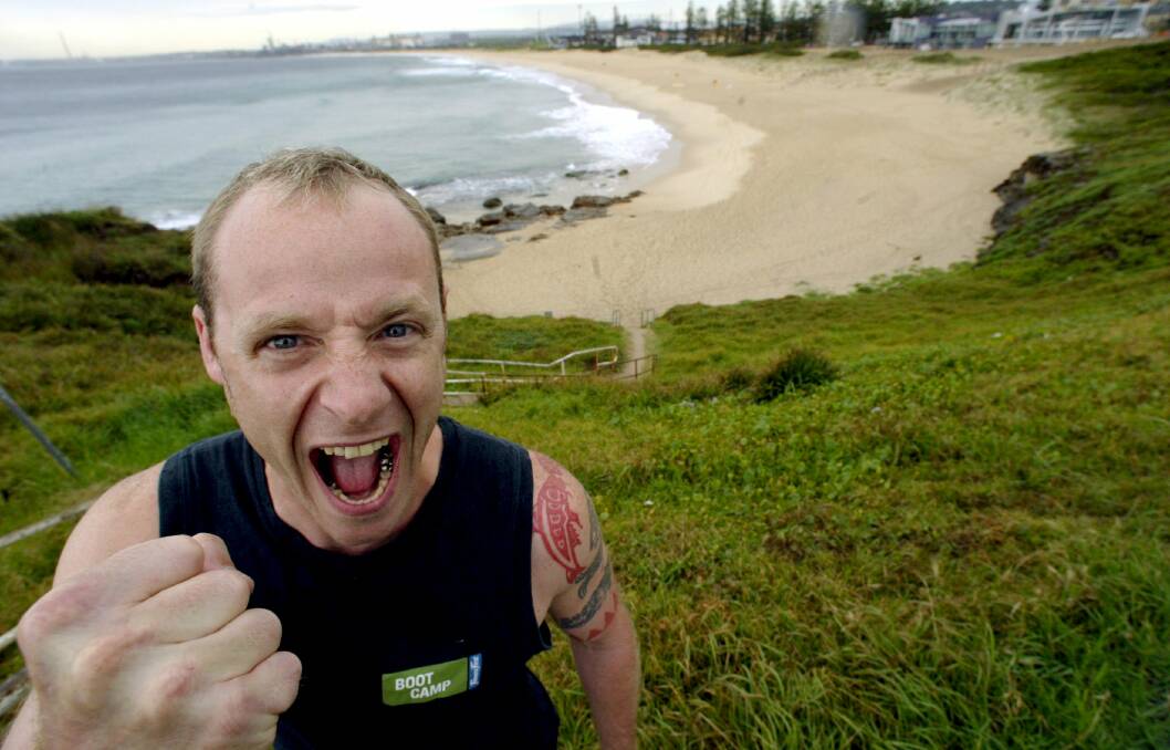 Wollongong personal trainer Iain Cook is awarded the NSW and national boot camp instructor award.