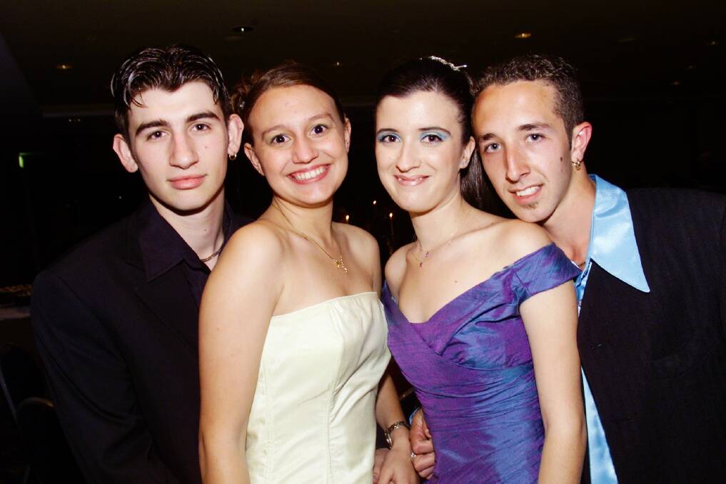 Keira High, 2000: Peter Siskoski, Anita Lozanovski, Annette Petroska and Kevin Gouveia.