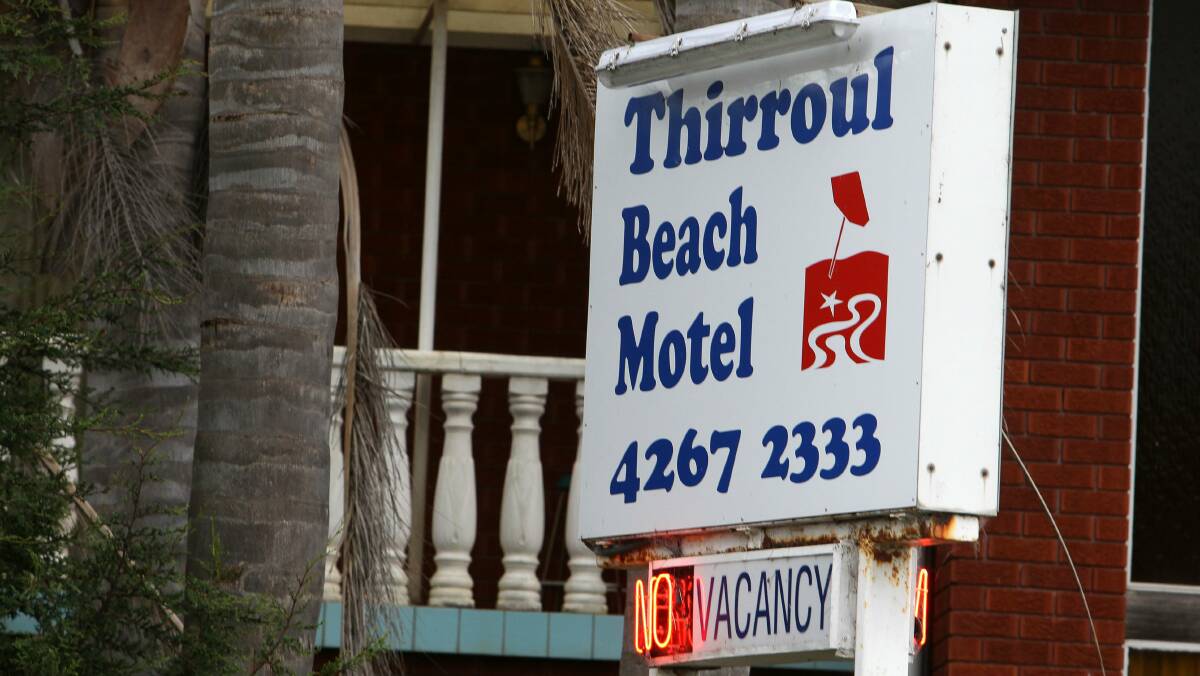 George Dimitrovski and his father, Kosta, have lost possession of the Thirroul Beach Motel.