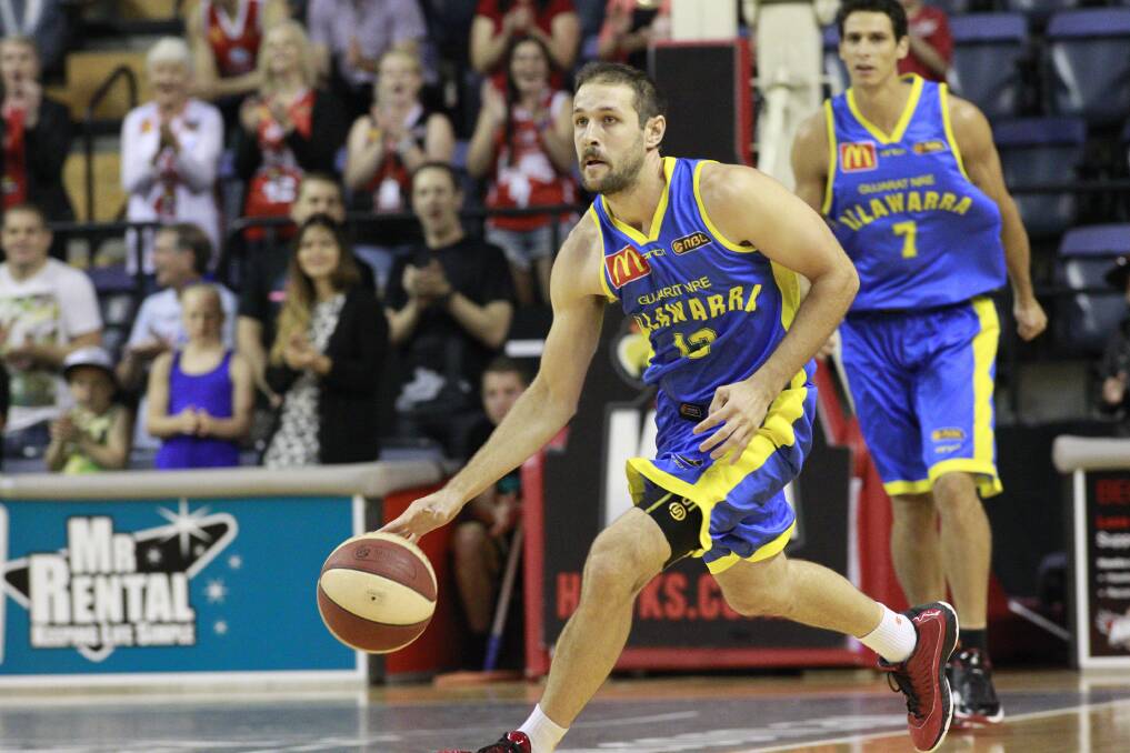 Wollongong Hawks, in the blue jerseys, beat New Zealand 88-68 at the WEC. Picture: CHRISTOPHER CHAN