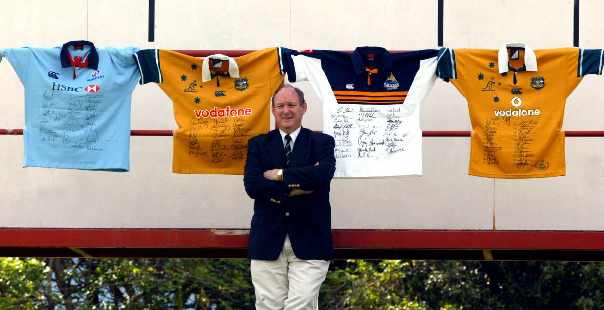 Michael Le Couteur collected 1000 rugby jerseys from as far afield as Dubai and Chile to sell during an online auction to raise money for charity.