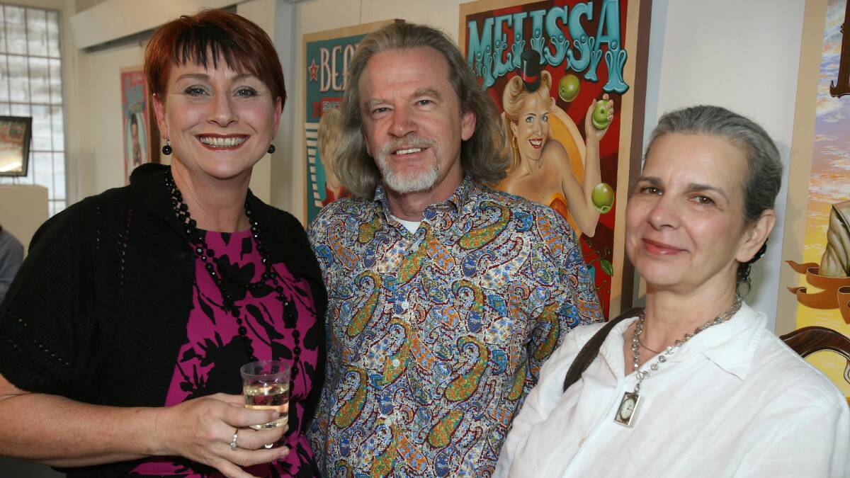Kylie Sweeney-DeHavilland, Donald and Kathleen Keys at Art Arena.