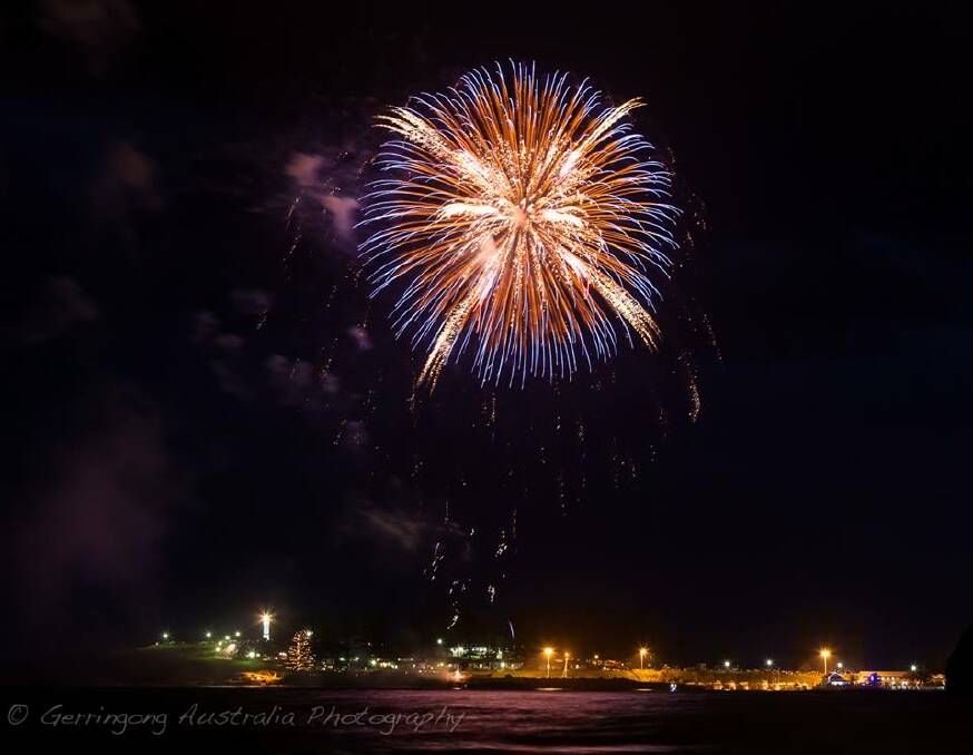 Fireworks at Kiama end 2013 and bring in 2014. Picture: Gerringong Australia Photography
