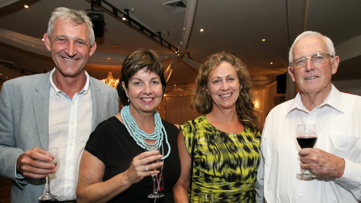 Ross Taylor, Helen Moorfoot, Kathy Taylor and Graham Hardy.