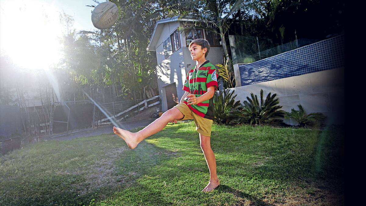 Ten-year-old Luca Gibbs. Picture: SYLVIA LIBER