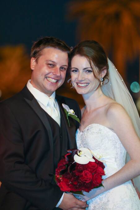 April 14: Jenna-Leigh West and Sebastian Cole were married at Mount Keira Scout Camp.