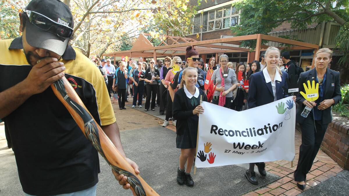 GALLERY: Walking all over racism in Wollongong