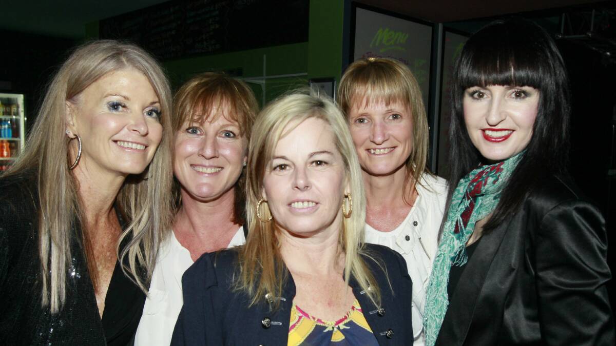 Tracy Collings, Wendy Biasia, Janelle Robinson, Catherine Serafini and Michelle Matisse.