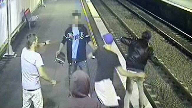 The Mercury obtained dramatic CCTV and video footage of an alcohol-fuelled attack at Corrimal railway station. It begins with an aggressive confrontation and ends with a young man struggling to get to his feet after a savage beating. Seconds before, as the man lies motionless, a young woman repeatedly screams ‘‘Oh my god, he’s dead’’.