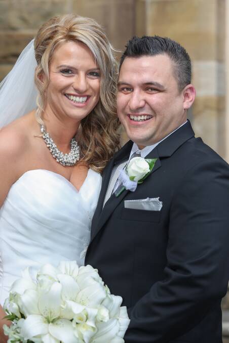 November 15: Jade Dus and Khaleel Hamdan were married at Wesley Uniting Church, Wollongong.