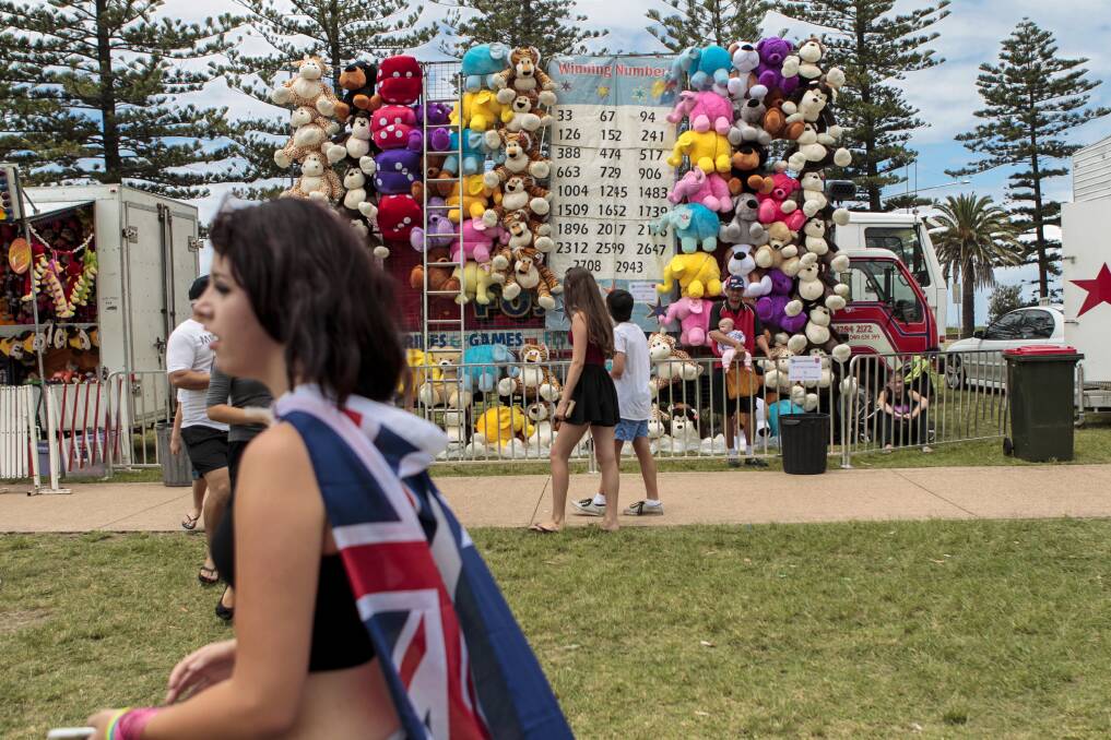 Australia Day celebrations in Lang Park. Picture: CHRISTOPHER CHAN