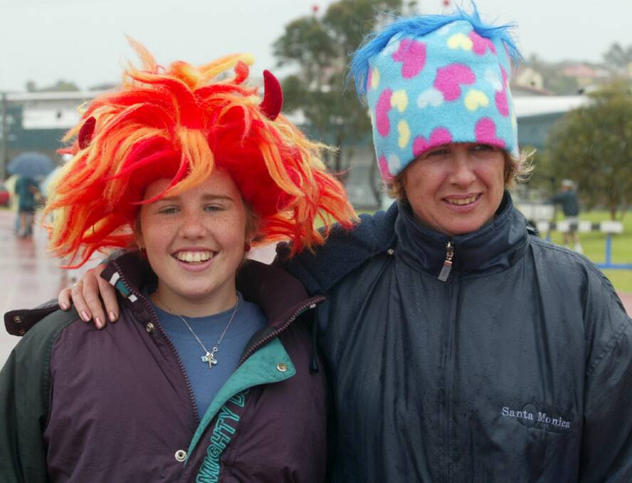 Veronica Thake with her daughter Debbie joined the crowds at the Cancer Council’s Relay For Life at Beaton Park.