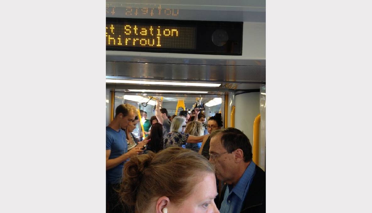 The 3:54pm Central to Kiama service. Picture supplied by reader Beth Abbey.