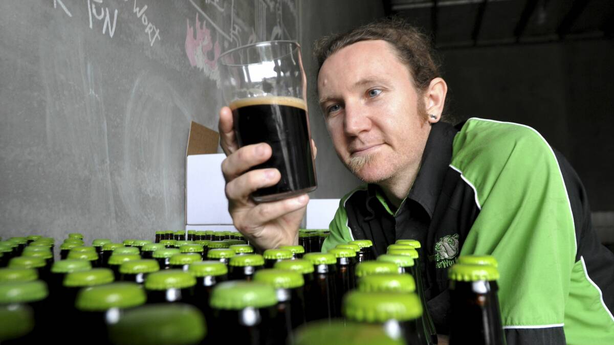 Tim Thomas, the brewer at HopDog BeerWorks in Nowra, gets up at 6am almost every day to make your beer.