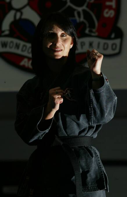 Suzie Kollaras has achieved a black belt in hapkido after five years studying the Korean martial art.