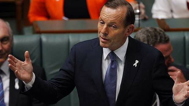 Prime Minister Tony Abbott. Picture: ANDREW MEARES