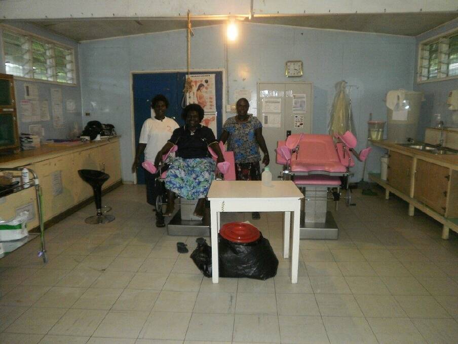 The birthing unit in Bougainville. 