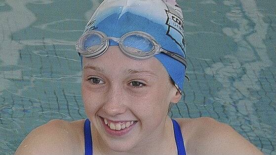 Lucy Cliff is Australia's fastest 13-year-old in 50-metre freestyle.