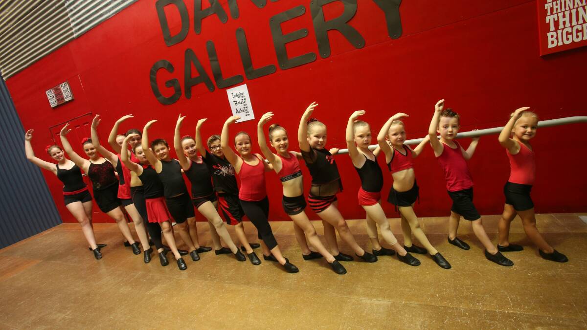 Excited students of Danze Gallery prepare for the holiday workshop tomorrow.Picture: ROBERT PEET