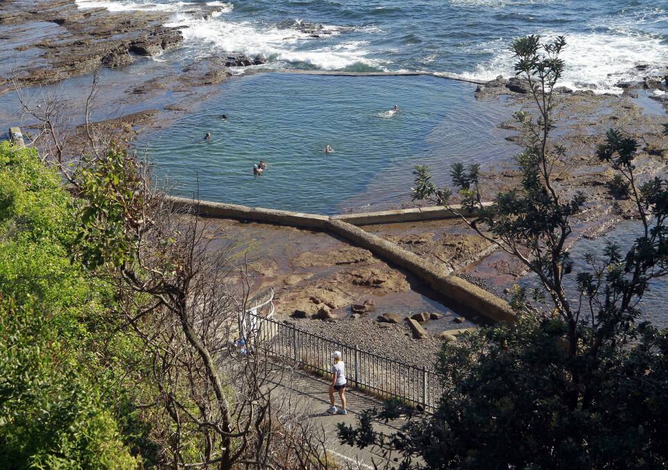 North Wollongong rock pool. Picture: Andy Zakeli