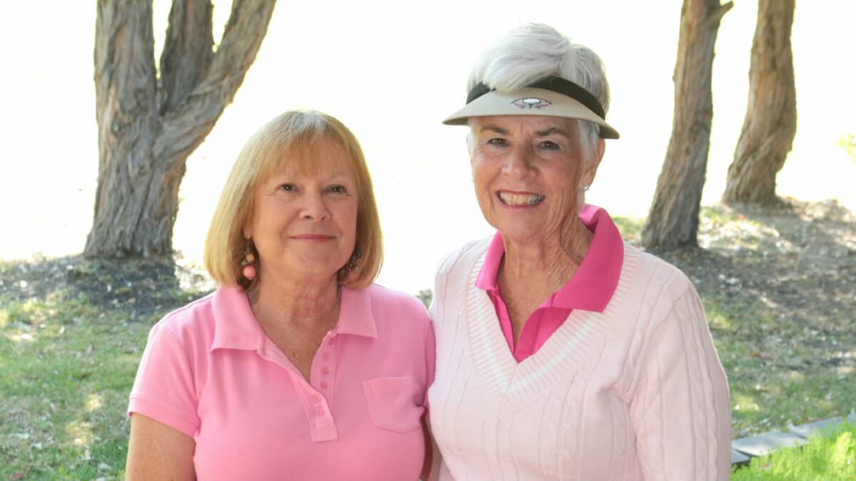 Margaret Wilson and Gloria Silvio at Russell Vale Golf Club.