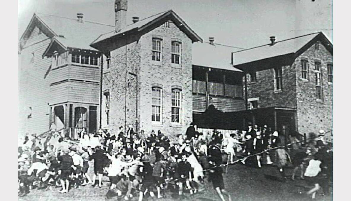 The Port Kembla school was built in 1916 and  bought by Port Kembla Copper in 2001. Picture: WOLLONGONG CITY LIBRARY