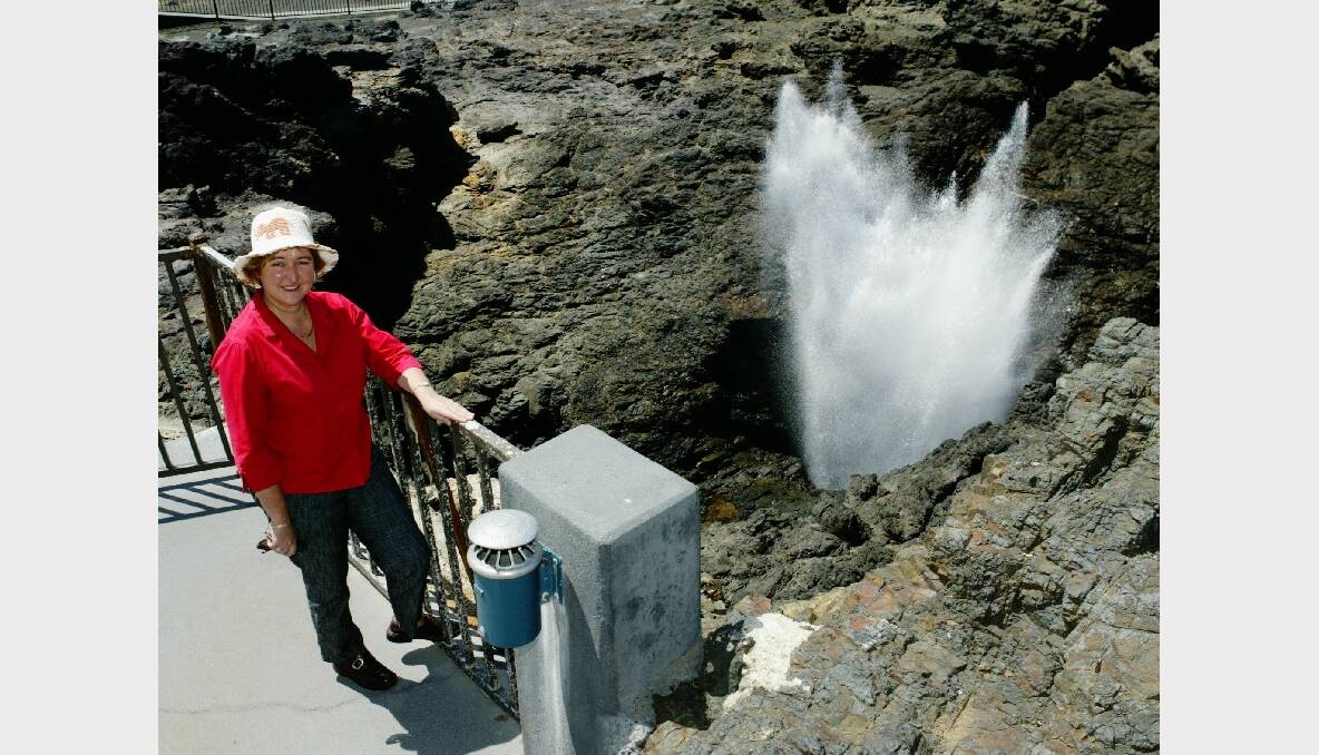 Sandra McCarthy recommends visitors check out Kiama Blowhole.