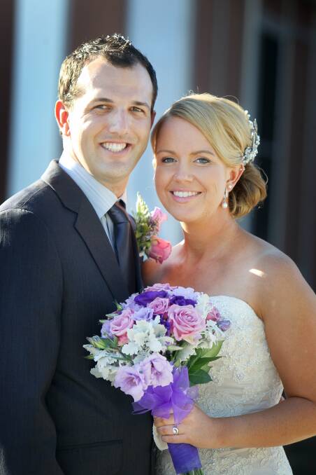 April 13: Tracey Russell and Brendan Carter were married at St John Vianney Co-Cathedral, Fairy Meadow.