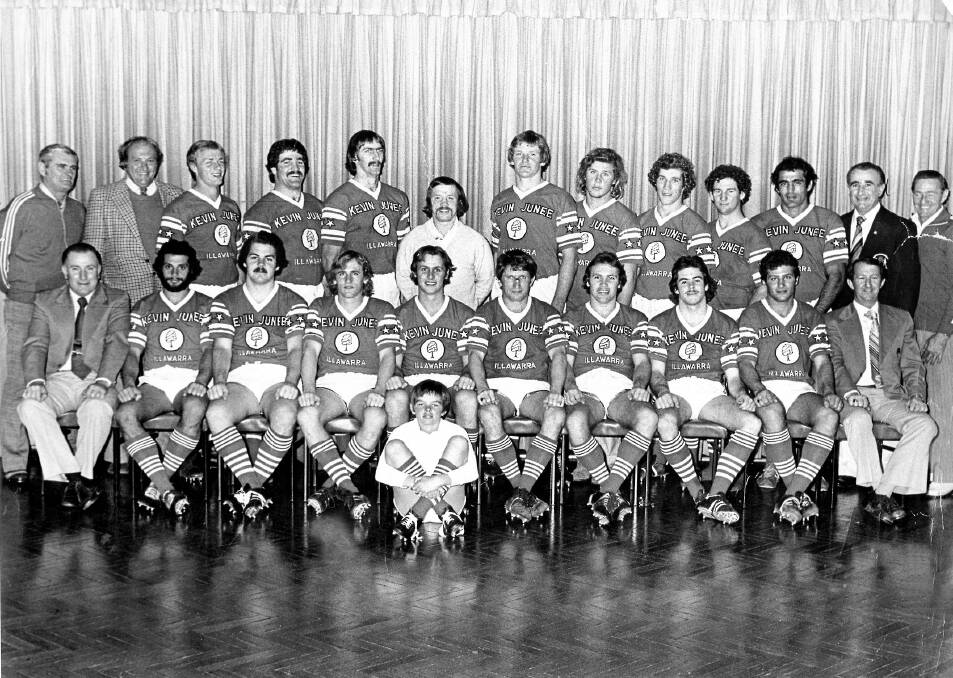 1978: The Illawarra Division team decked out for an Amco Cup game. Kon is second from the front right.