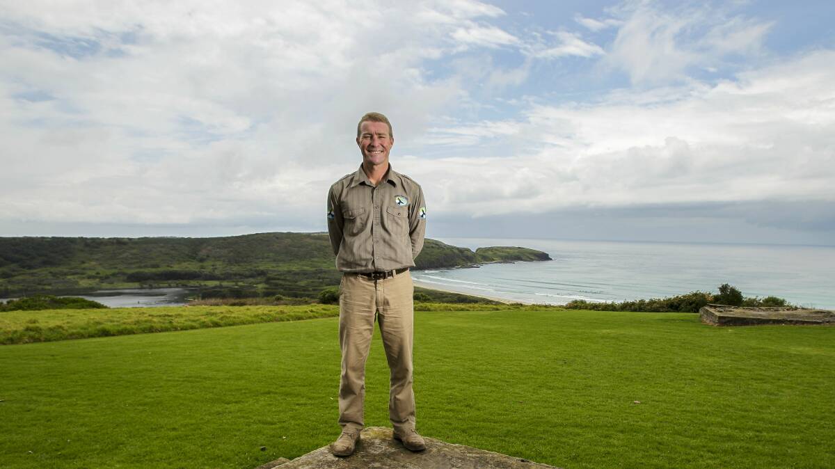 Killalea State Park manager Nathan Cattell. Picture: CHRISTOPHER CHAN