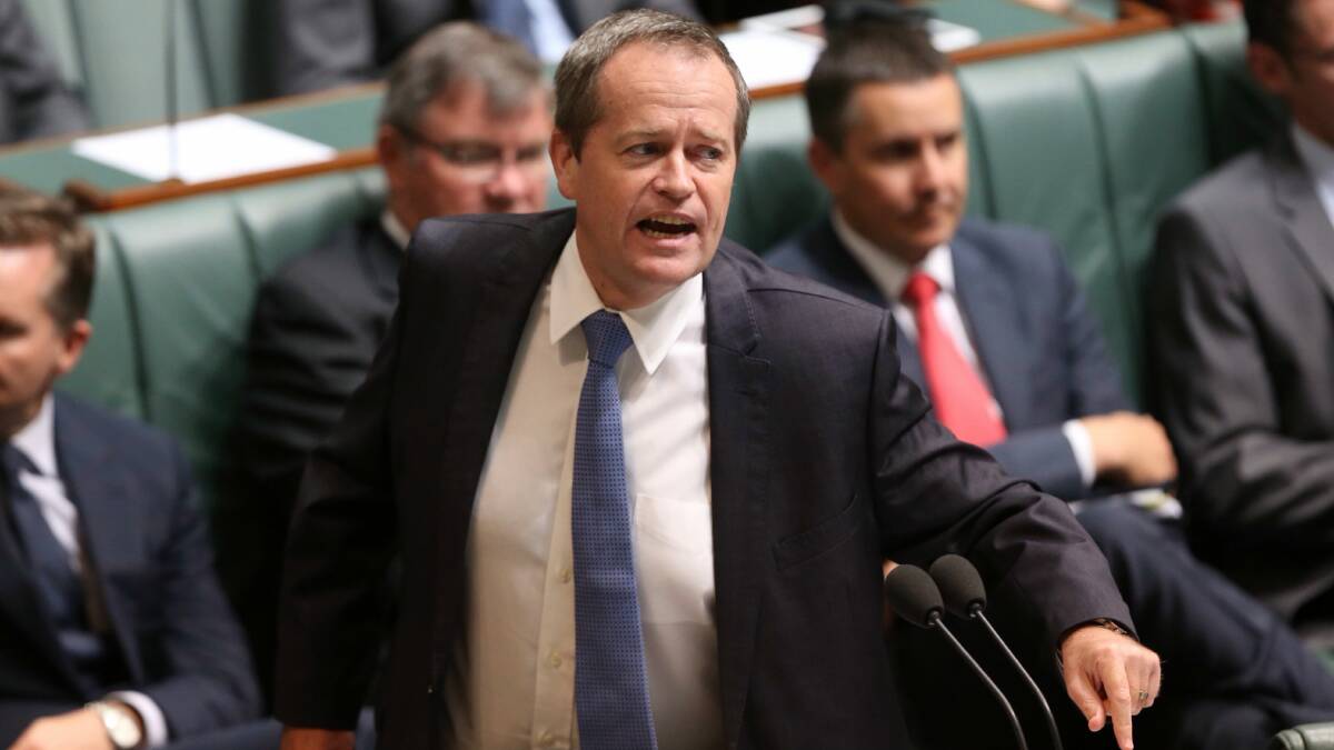 Opposition Leader Bill Shorten speaks in the House against the Qantas bill. Picture: ANDREW MEARES