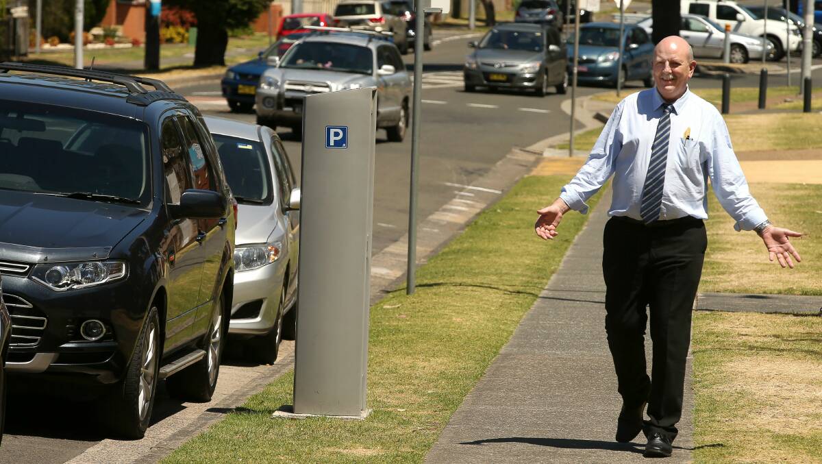 Andrew Reveley says raising parking  fees will discourage shoppers. Picture: KIRK GILMOUR