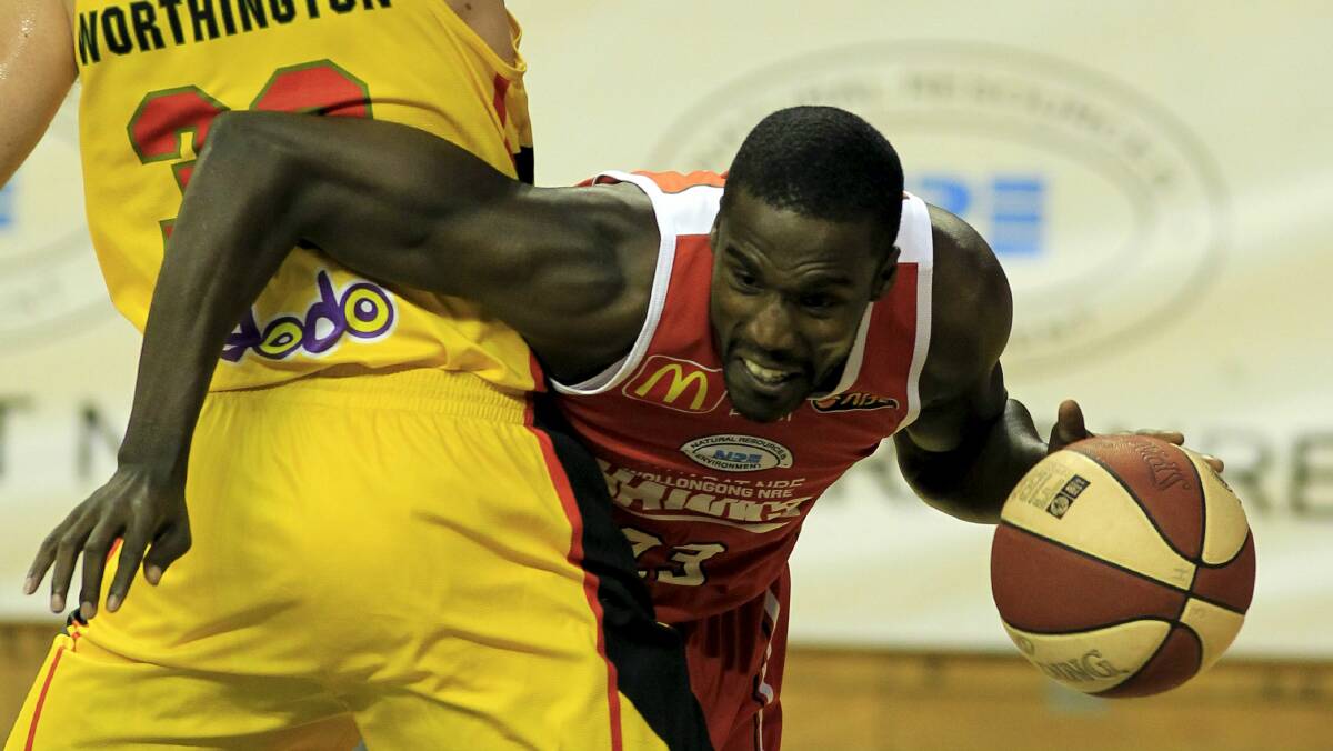 Hawks import Kevin Tiggs poured in 16 points. Picture: ANDY ZAKELI 