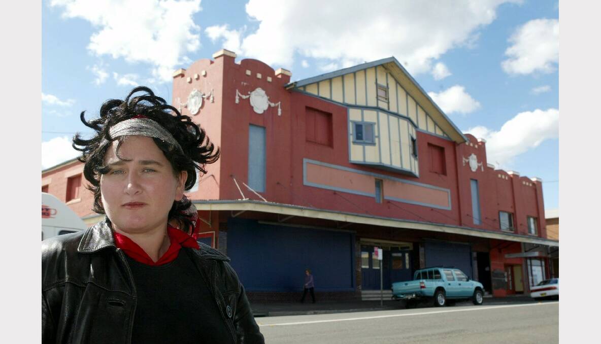 Thirroul Theatre Restoration Project member Paddy Lane outside the heritage-listed former Kings Theatre.