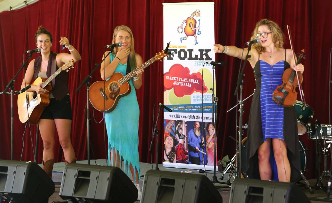 The Miss Chiefs perform at Bulli Showground. Picture: KIRK GILMOUR