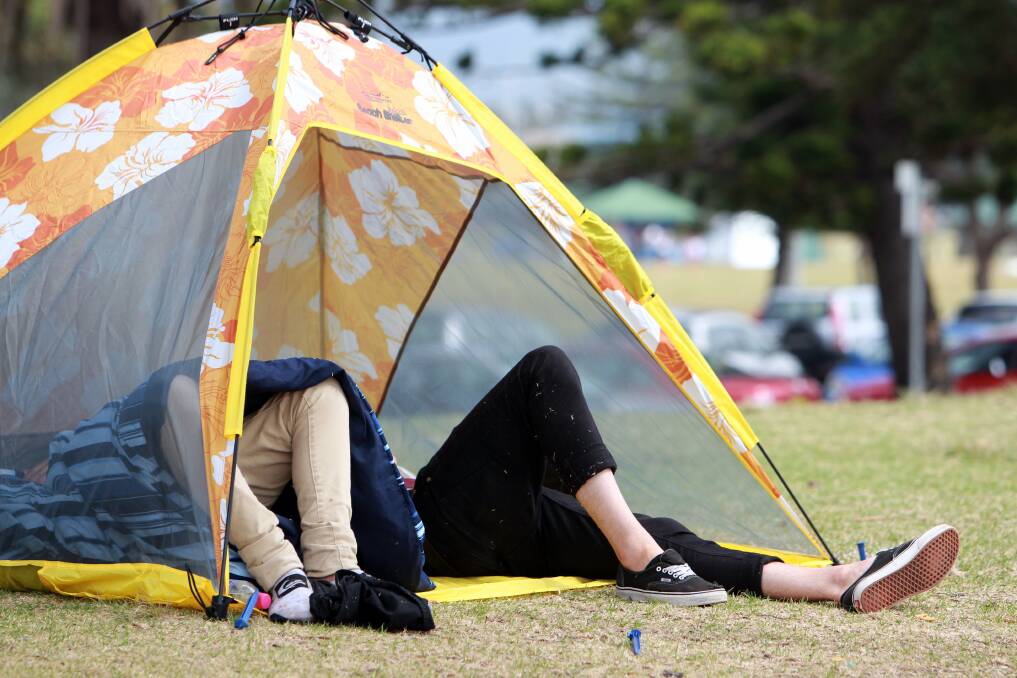 Welcome to Wollongong's tent city