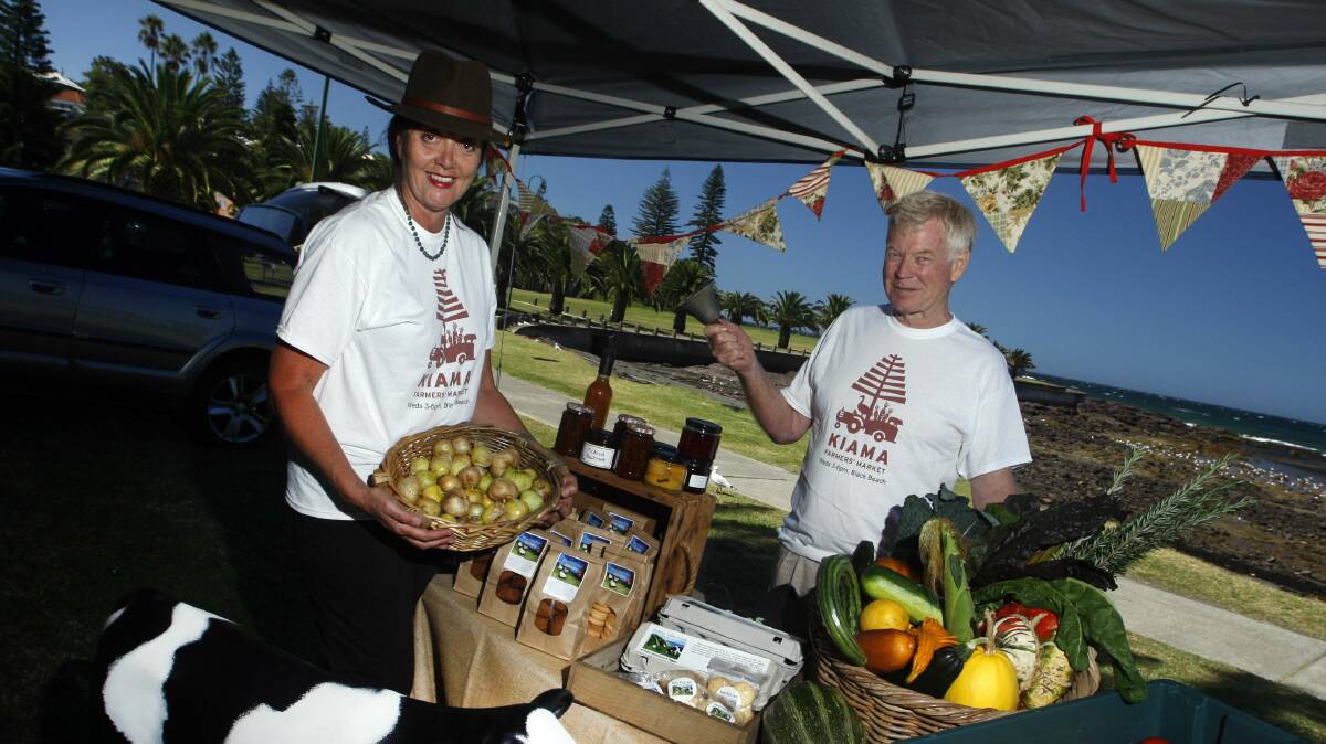 Tass Schmidt and Steve Law will be part of the new Kiama Farmers' Market. Picture: ANDY ZAKELI