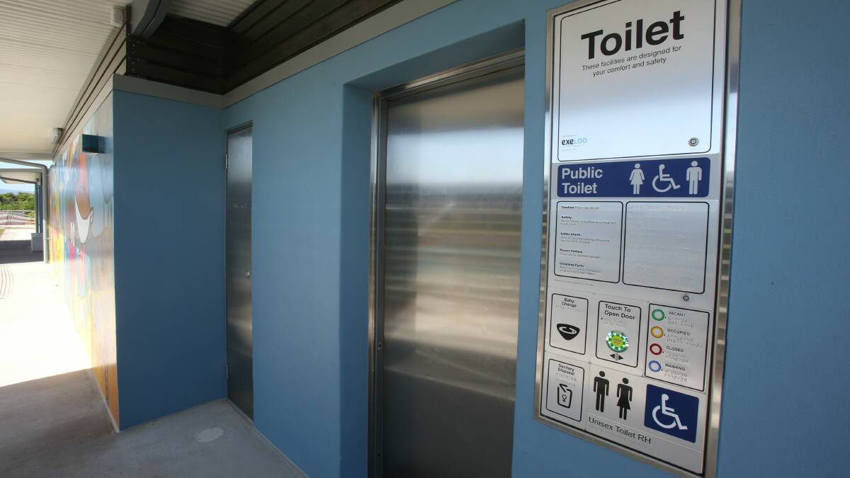  The new toilet block at Towradgi Park. Picture: ROBERT PEET