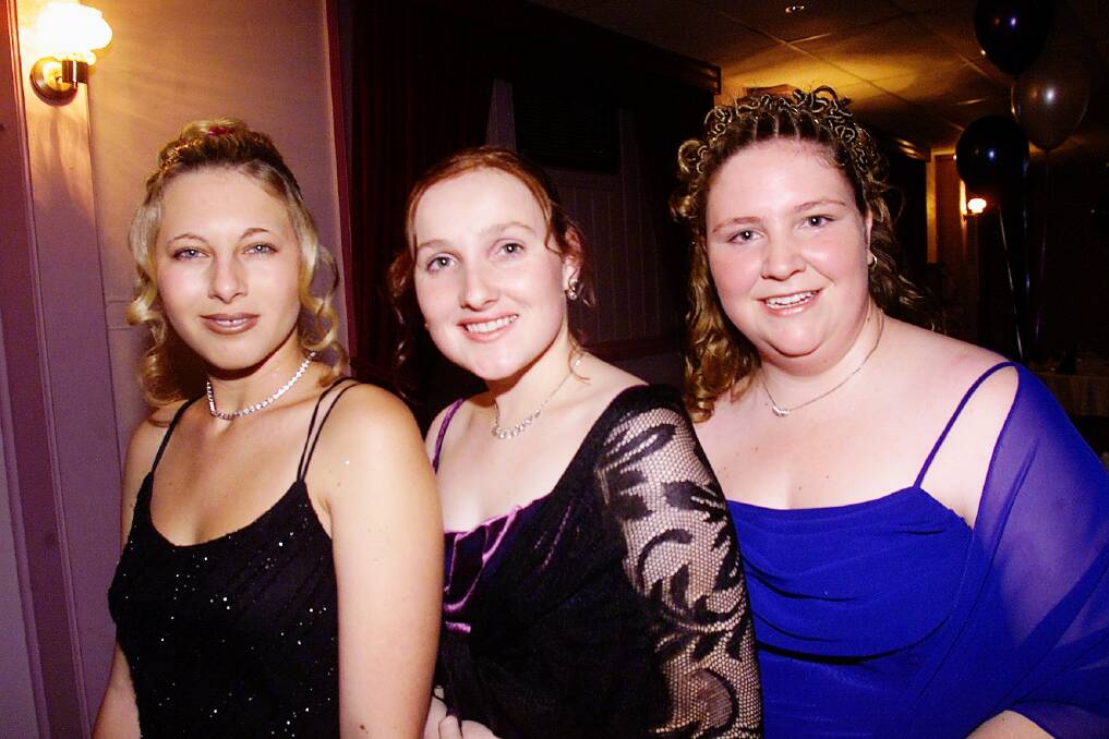 Illawarra Senior College, 2000: Sarah Wilson, Corallea Hawkins and Kelly Abnett.