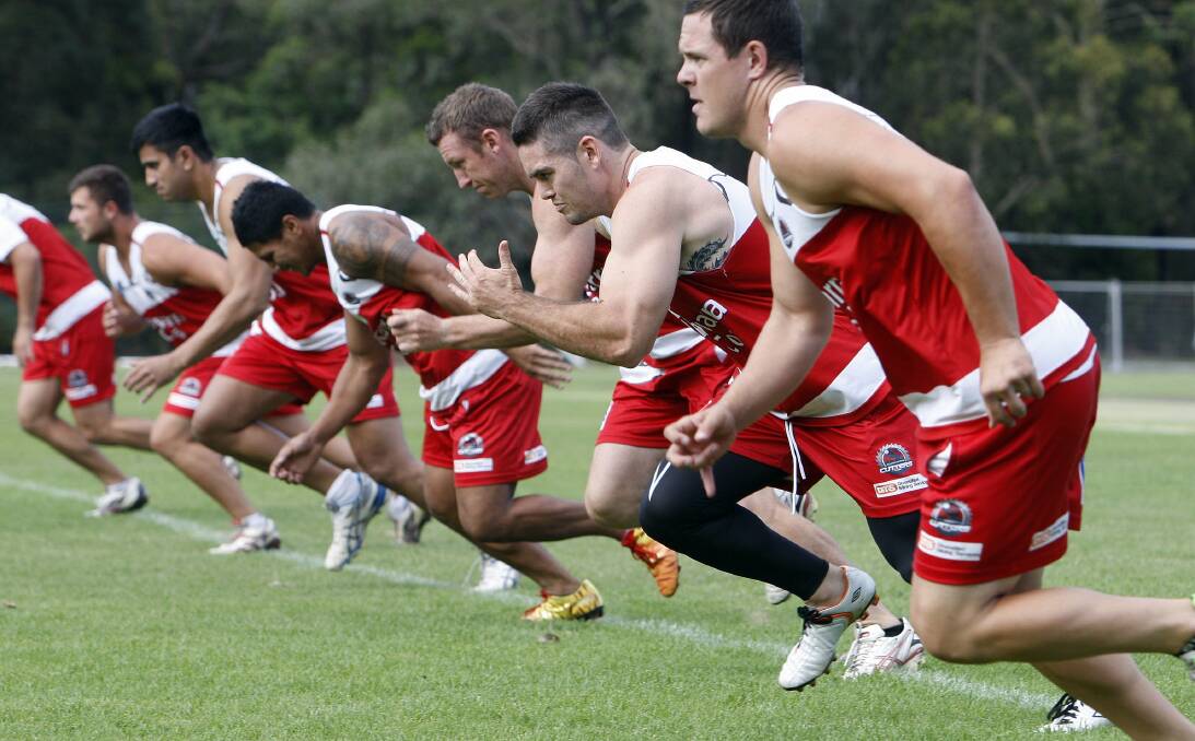 The Cutters at  pre-season training. Pictures: ANDY ZAKELI