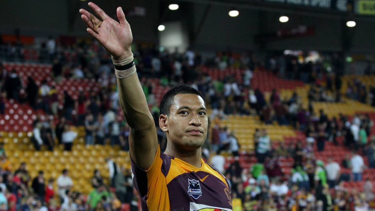 Israel Folau has said farewell to the Eels in favour of a big deal from rugby union.