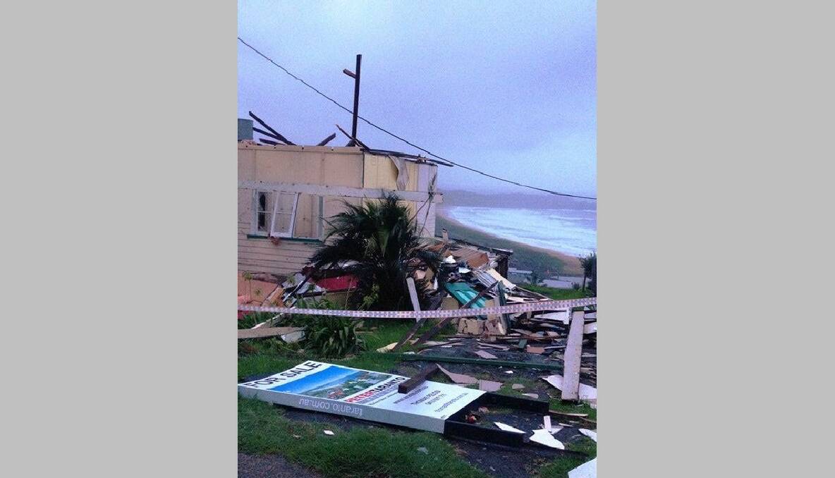 Scenes of the devastation caused by a major storm event that hit Kiama in the early hours of this morning. Picture: ASHLEY SULLIVAN, SES ILLAWARRA